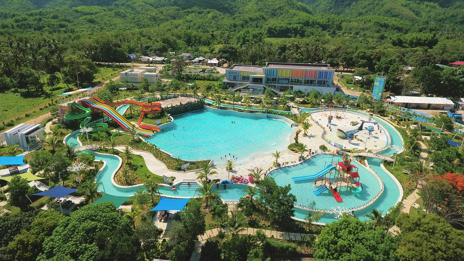 Aerial of Palawan Waterpark by Astoria in San Rafael